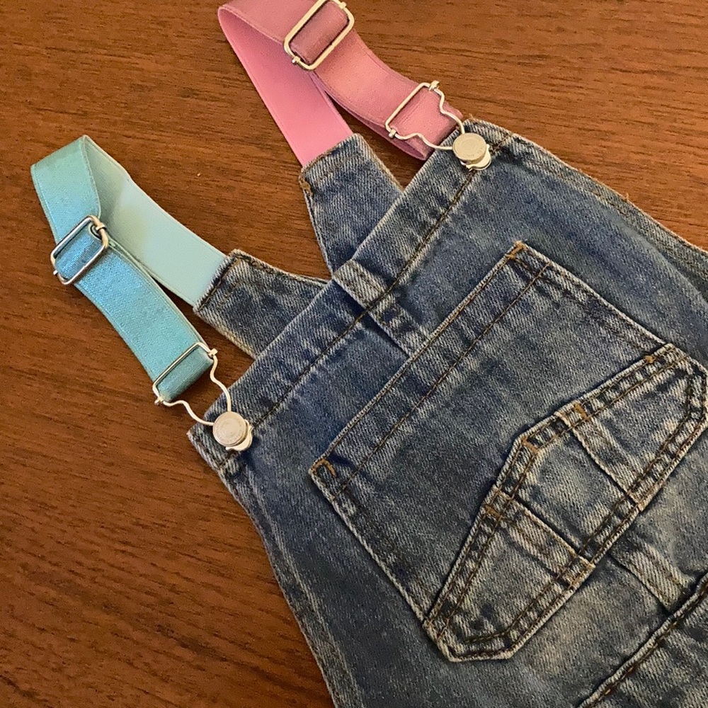 Zara Dungarees with Shimmery Straps